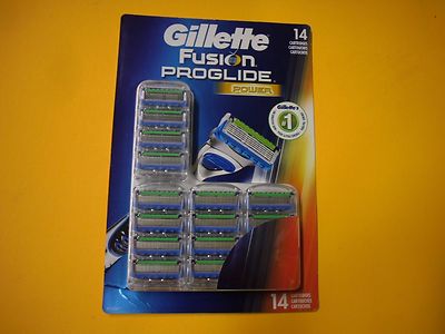 New ! Gillette Fusion ProGlide Power Cartridges - 14 ct 92165471