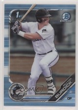 2019 Bowman Draft Chrome Sky Blue Refractor Peyton Burdick #BDC-74 08tw