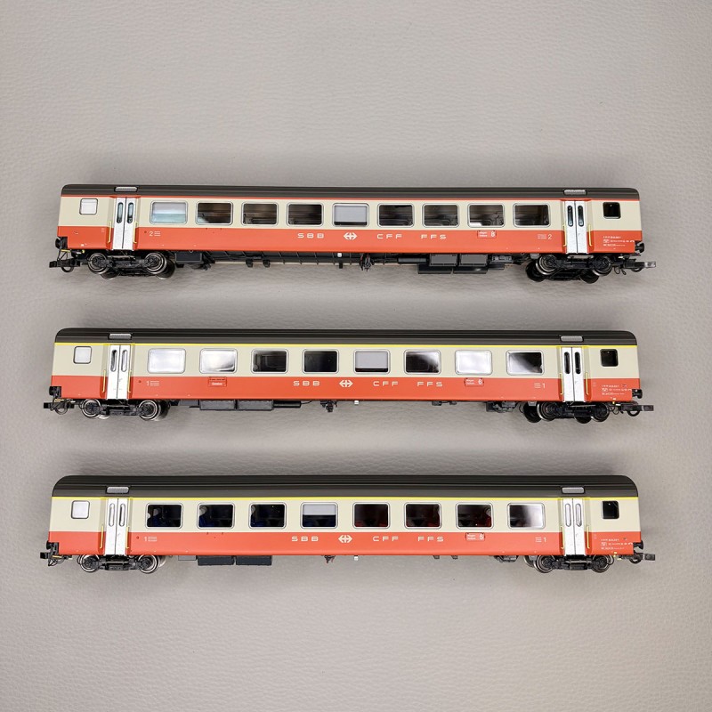 Modèle réduit SBB CFF FFS Swiss Express voitures Interville de collection - 3