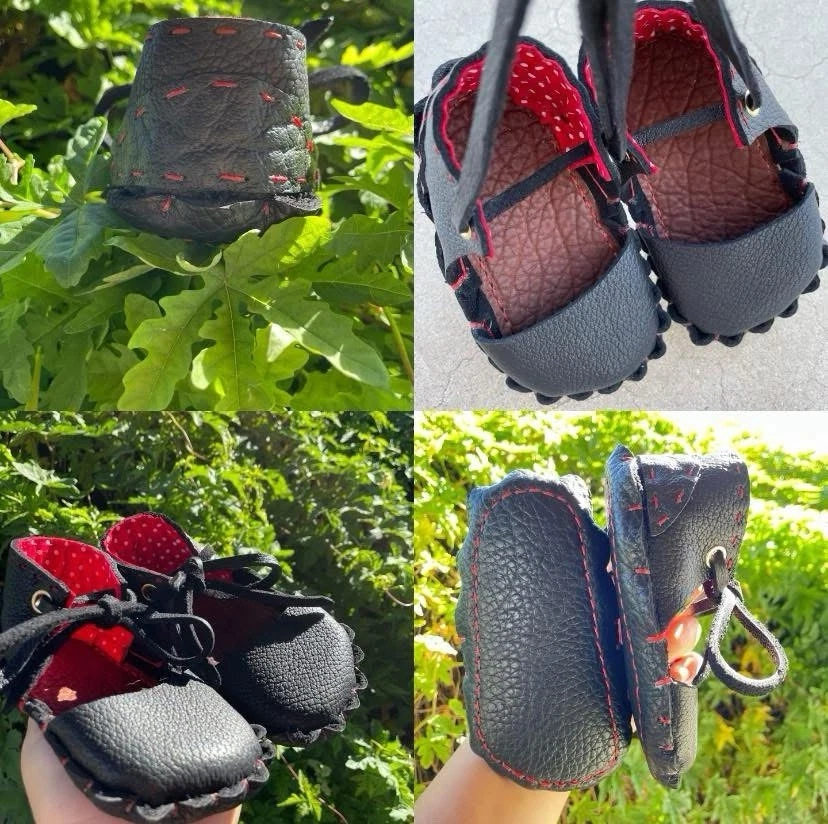 Детская обувь ручной работы мокасины 5c индейцы - Изображение 2 из 3