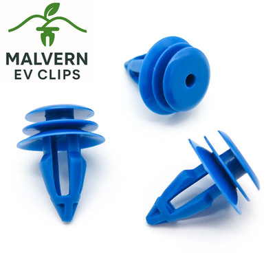 Passend für BMW Innenverkleidung Clips für Dachkonsole & Heckklappe - 07147129317 Blau x10