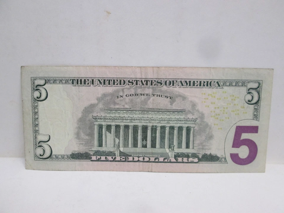 2013 US $5 FEDERAL RESERVE STAR NOTE - Image 2 of 2