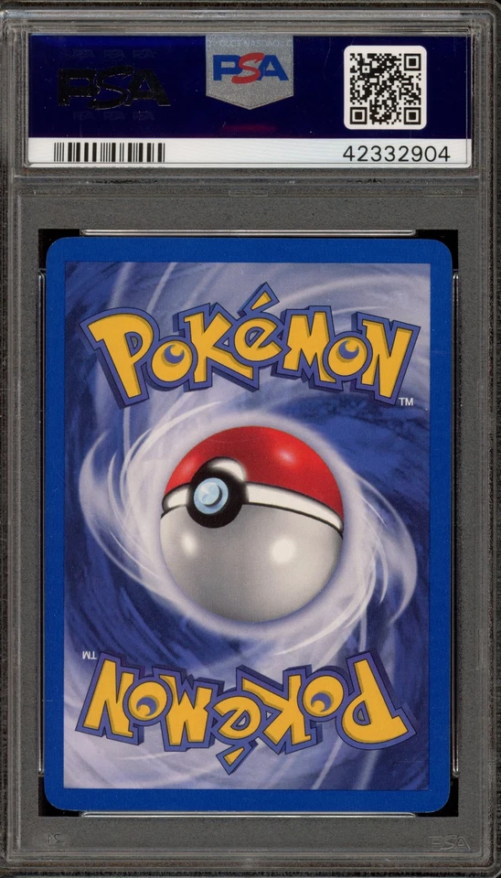 Pokemon Brock Gym Heroes Unlimited Holo Rare #15 PSA 9 Mint - Image 2 of 2