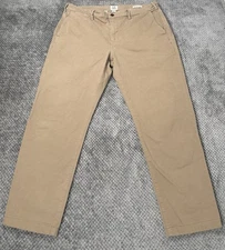 Flint and Tinder Huckberry 365 Pant Men 38 x 32 Straight Fit Beige Stretch Chino