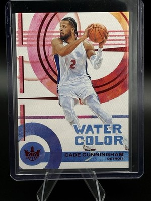 2025-26 Court Kings Water Color Cade Cunningham /149 Ruby Pistons