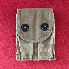 WW1 US ARMY M1911 .45 Colt Magazine Ammo Pouch 1918