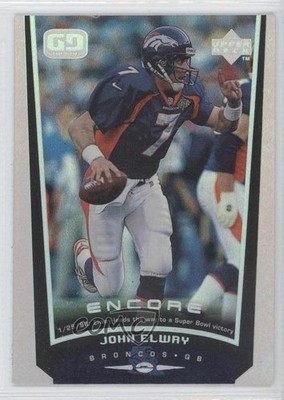 1998 Upper Deck Encore John Elway #62 HOF 1c3