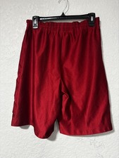 Vintage Y2K Nike Basketball Shorts Red Silky ...
