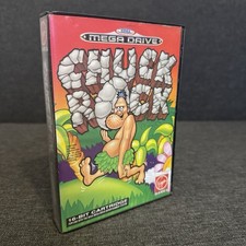 Thumbnail of ebay&reg; auction 127762341929 | Chuck Rock - Sega Mega Drive - CIB - Komplett  -Schöner Zustand