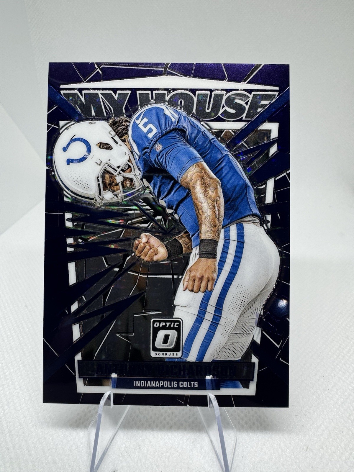 🔥2023 Donruss Optic ANTHONY RICHARDSON My House Purple Stars /25 FOTL 🔥