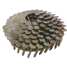 New 120 ABC Supply Co Inc 1 1/4" Roofing Galvanized Wire Collated Coil Nails