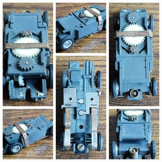 Faller AMS HO Flachanker Chassis Motor 1:87 Slotcar Bastler Rarität Spielzeug