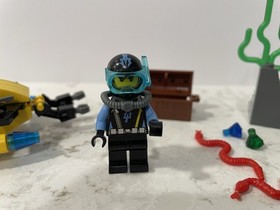 2007 Retired LEGO Aqua Raiders II Deep Sea Treasure Hunters 95% complete 