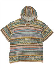 AUSTRALIAN L'ALPINA Mens T-Shirt Top IT 50 Medium Multicoloured Striped GM13