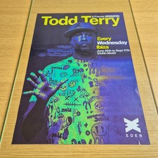 TODD TERRY 2025 FREEZE PROJECT @ EDEN IBIZA - IBIZA CLUB POSTERS - DJ MUSIC