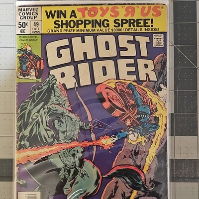 Ghost Rider #49 1st Manitou Newsstand Unread Bagged/Boarded For 35 Yrs CGC IT