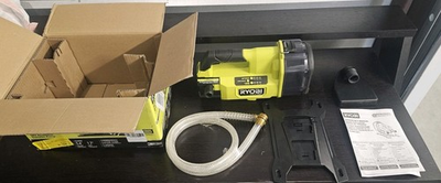 #ad Ryobi ONE HP 18V Brushless Transfer Pump RY20WP18BTLVNM Tool Only $99.99