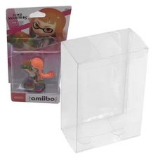 2x Box Protectors For NINTENDO AMIIBO NEW SMALL SIZE ONLY! Clear Display Cases