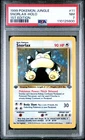 1999 POKEMON JUNGLE 1ST ED #11 SNORLAX-HOLO PSA 7