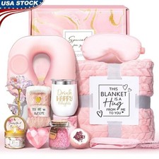Unique Spa Gift Basket Women Relaxation Self Care Birthday Gifts 12PCS New