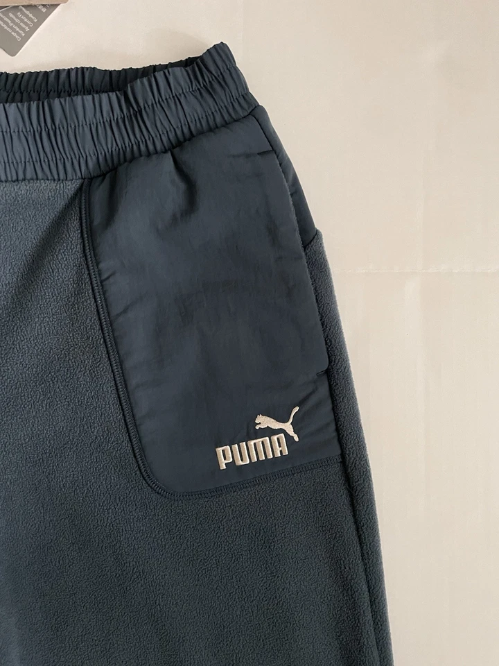 Pantalones de chándal para mujer Puma polar azul/gris nuevo con etiquetas - talla pequeña - ENVÍO GRATUITO Foto 3 de 4
