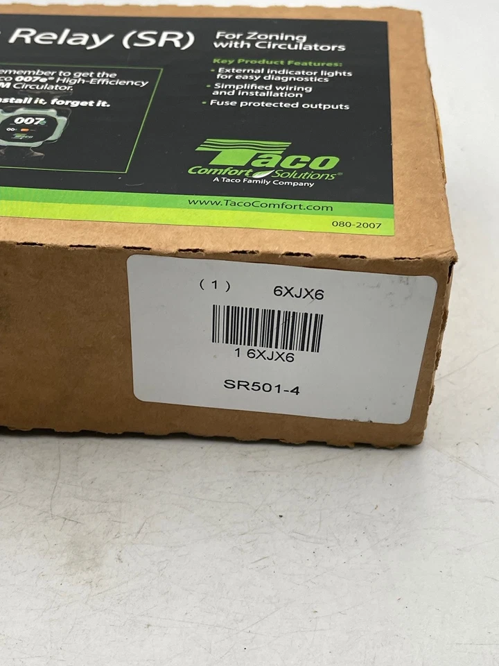 Taco Switching Relay SR501-4 HVAC Relay For Zoning With Circulators - Image 2 of 4