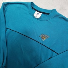 VTG Jacksonville Jaguars Sweatshirt Mens XL Blue NFL Football Crewneck Pullover