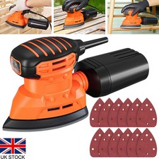 130W Electric Sander Hand Held Mouse Sand Machine Kits DIY for Painted Wood,Wall