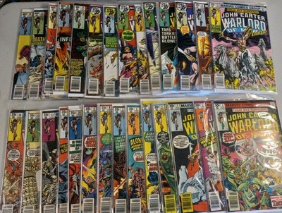 MARVEL JOHN CARTER WARLORD OF MARS BRONZE AGE LOT 1-28