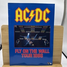 Vintage AC/DC: Official Fly on the Wall World Tour 1986 Concert Program Book NEW