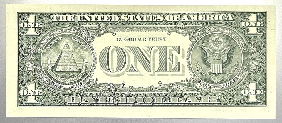 00007673 - Fancy Low Serial - GEM 1988A $1 Bill Federal Reserve Note - Image 3 of 3