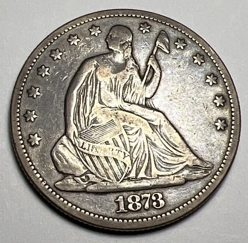 1873-P Seated Liberty Half Dollar — photo from another recent sale