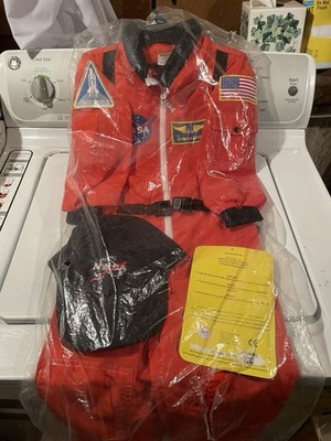 Get Real Gear Aeromax kids Jr astronaut Commander costume With Hat Size 6-8