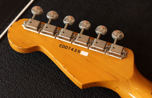 EDWARDS E-SE-120M LT w/ VANZANDT TRUE VINTAGE Electric Guitar Form Japan - Picture 8 of 11