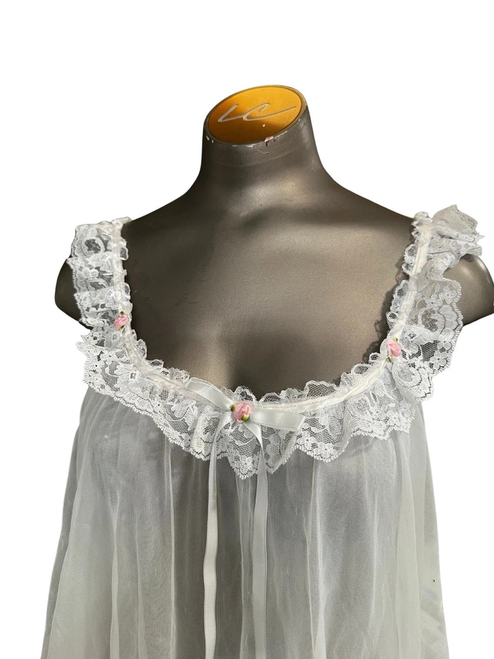 Top lencería vintage años 60 Tosca de California Babydoll - mediana Foto 2 de 4