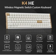 Keychron K4 HE Special Edition 96 Wireless RGB Mechanical Keyboard Wood