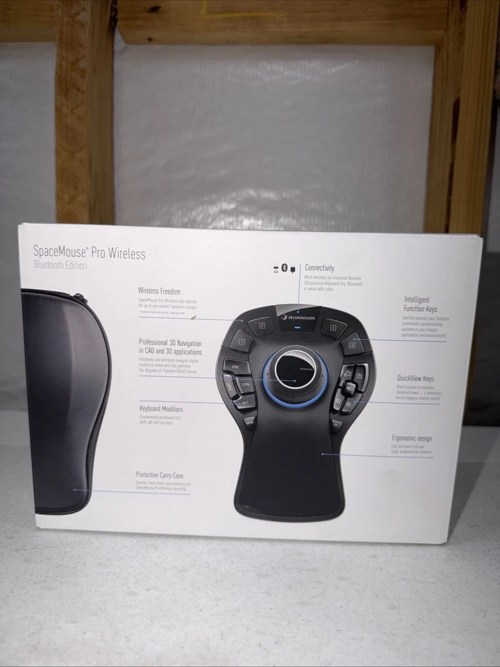 3Dconnexion SpaceMouse Pro Wireless Bluetooth Edition 3DX700119 - Image 3 of 4