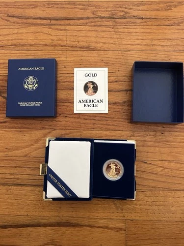 1987 US P Mint American Eagle One - Half Ounce Proof Gold Bullion Coin