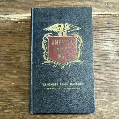 America Goes to War Book - Pearl Harbor, WWII, Original US Militaria History