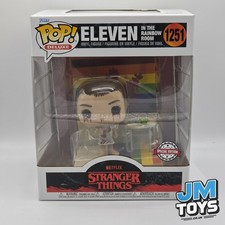 Funko Pop! Deluxe Stranger Things: Eleven in the Rainbow Room #1251 caja dañada