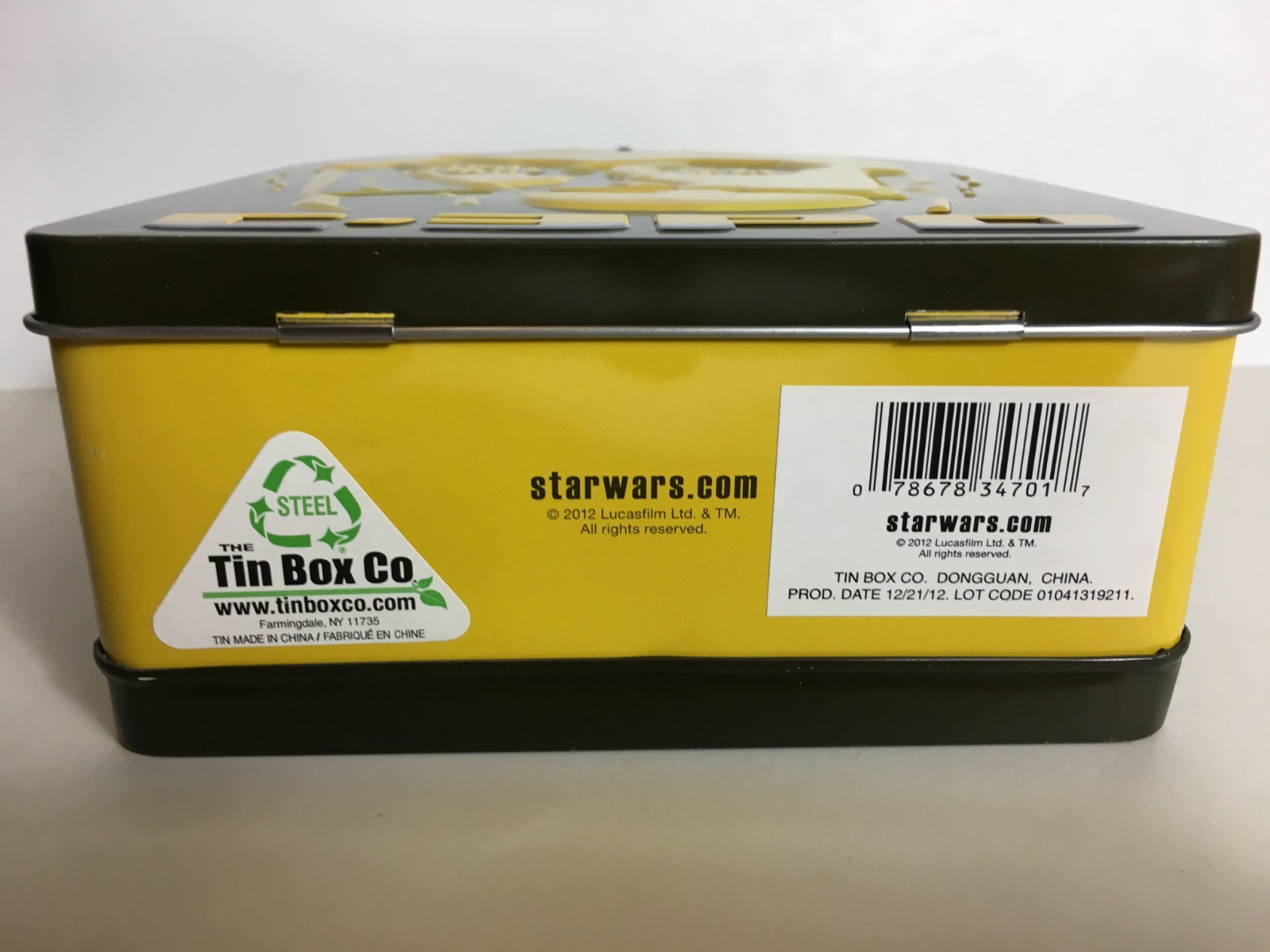 Star Wars C-3PO & Darth Maul Lunch Box lot Tin Box Co. Lucasfilm lunchbox