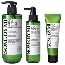 SOME BY MI Cica Peptide Anti Hair Loss Derma Scalp Care Set 3-items FREE SHIP