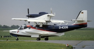 Dornier Seastar CD-2 Claudius D-ICDS Desktop Wood  Airplane New Model Large 1/48