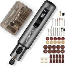Cordless Rotary Tool Kit, 18000 RPM, 6 Speeds, 52 Accessories for Engraving