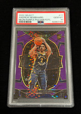 ANDREW NEMBHARD 2022 PANINI SELECT FOTL PURPLE PULSAR PRIZM ROOKIE RC /5 PSA 10