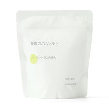 MUJI Sea Salt Bath Salt Herb Citrus Scent 360g with spoon Made In Japan