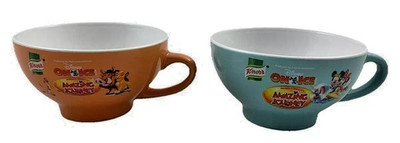 Disney On Ice Amazing Journey Knorr 2x Suppentasse Set Becher Tasse Vintage 90er