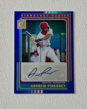 2025 Donruss Signature Series Blue #66 Andrew Pinckney SP AUTO /35 Rookie