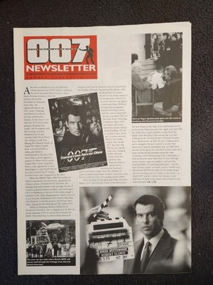 007 Newsletter Of The James Bond International Fan Club No. 17-Very Nice!