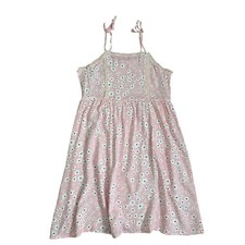 Love, Glam Girl Girl's Ditsy Daisy Lace Detail Pink Midi Sundress M Medium NWOT